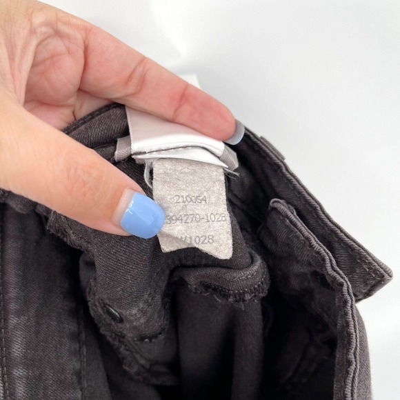 Paige Verdugo Ultra Skinny Denim Jeans Sz 26 Gray Pockets Stretch Flat Front - Picture 9 of 10